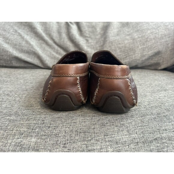 Neil M Leather Driving Loafers Mens Size 9 Two Tone Brown main image 5